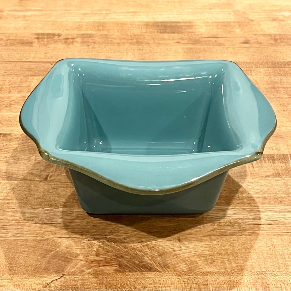 Southern Living at Home Tuscan Everyday Baker Square Baking Dish Turquoise Teal - Picture 6 of 6